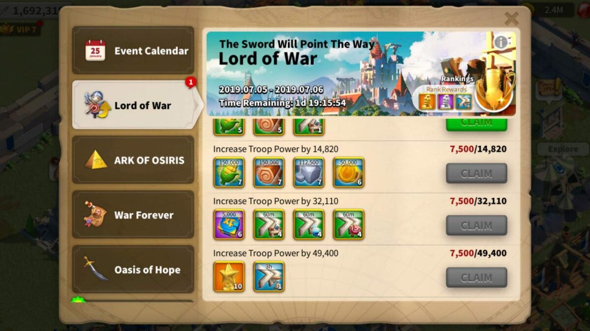 Lord of War - Rise of Kingdoms