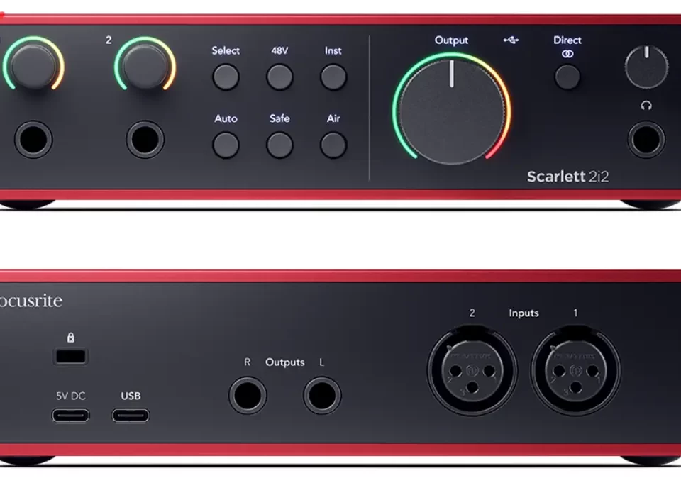 Focusrite Scarlett 2i2 4th Gen