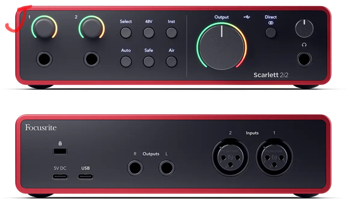 Focusrite Scarlett Solo 4th Gen USB Audio Interface