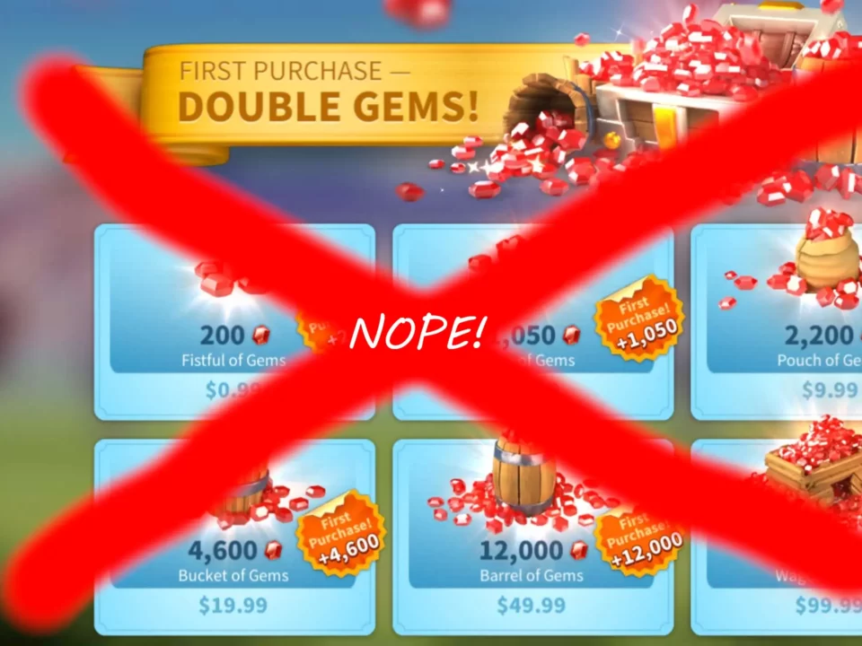 rise of kindoms gem farming nope