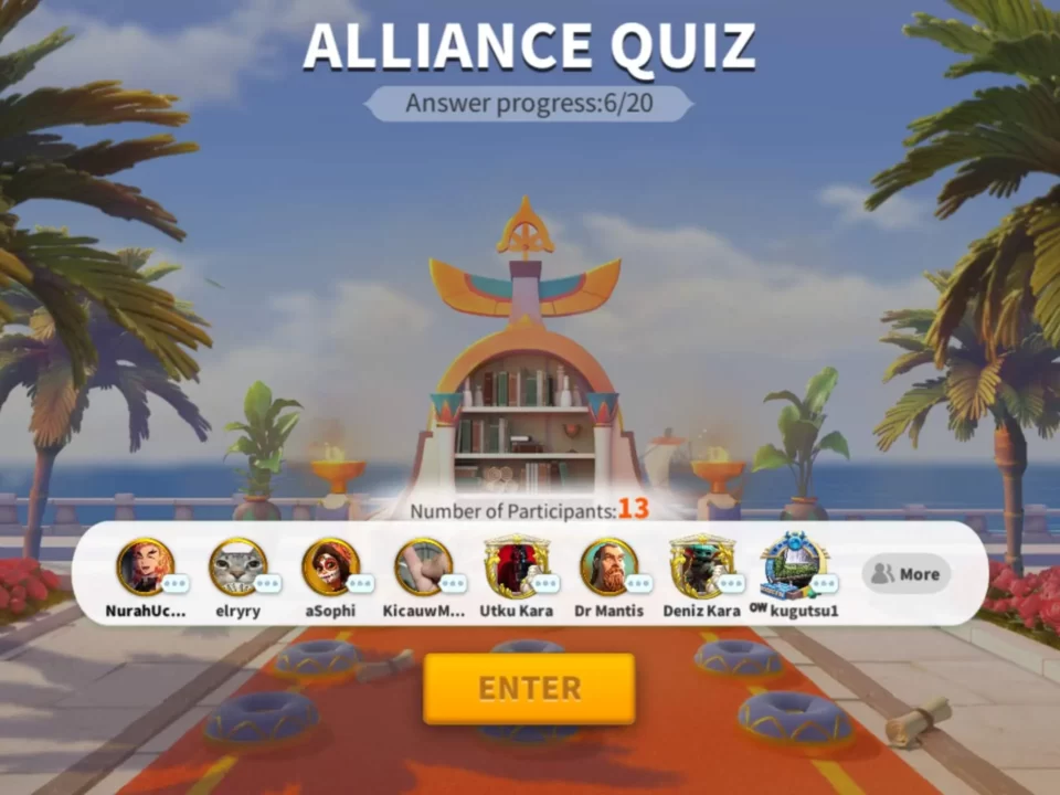 rise of kingdoms alliance quiz