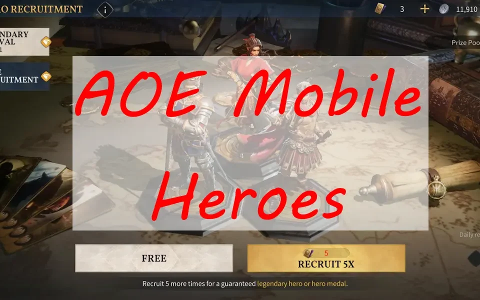AOE Mobile Hero Recruitment