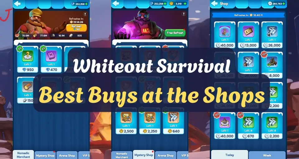 Whiteout Survival Shops
