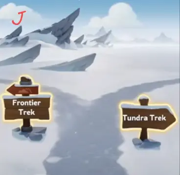 experts path tundra trek or frontier trek